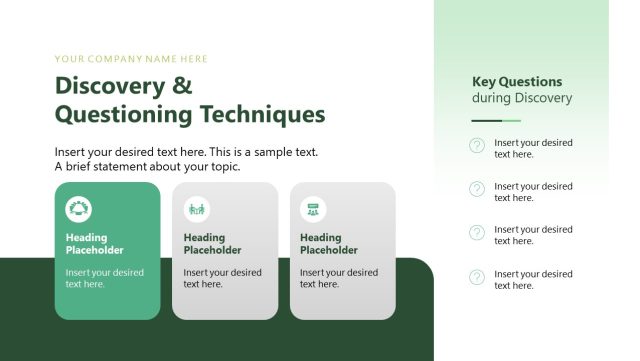 Discovery & Questioning Techniques Infographics PowerPoint Slide ...