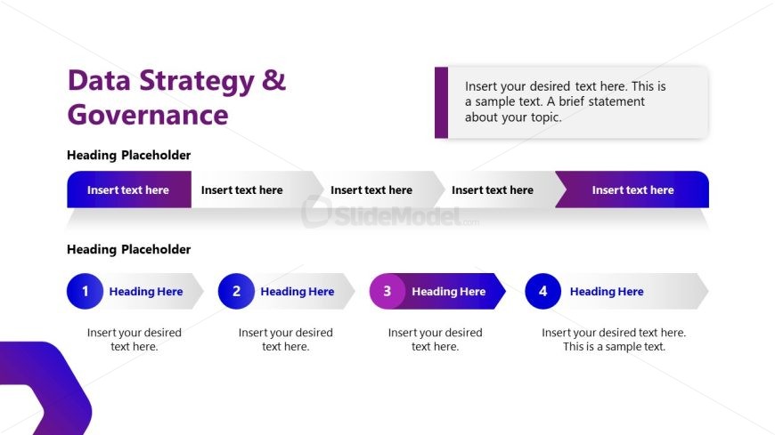 Four Step Strategy Presentation for Data Governance
