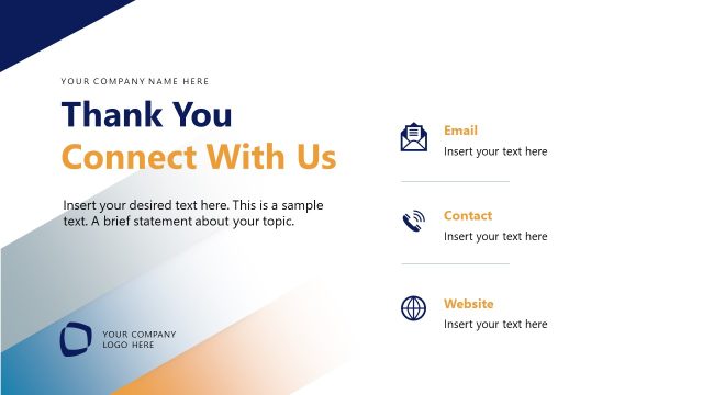 Thank You Slide – Industrial Engineering PPT Template