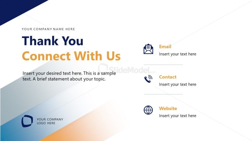 Contact Details Slide for Industrial Engineering Presentation