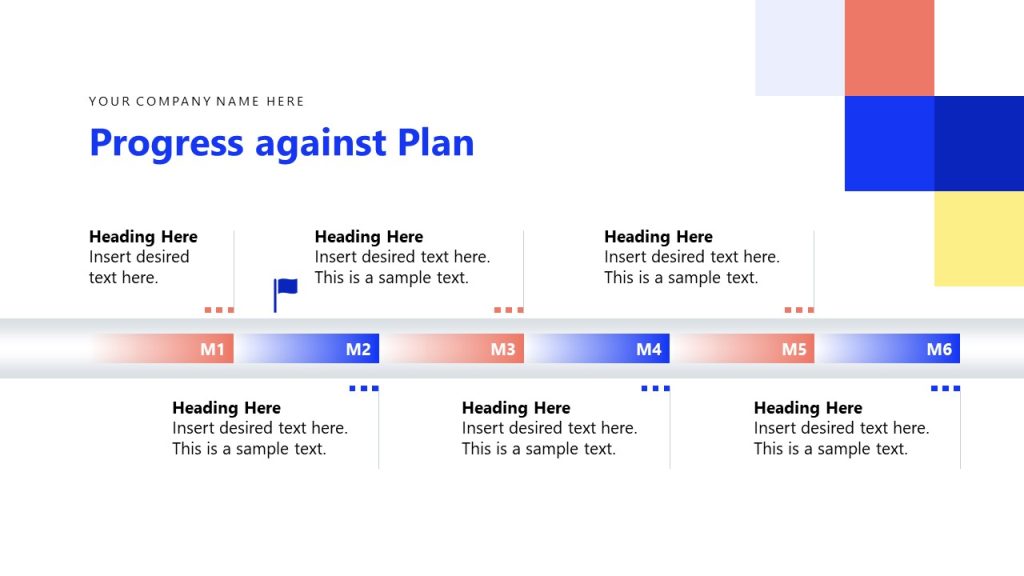 Progress Against Update Visualization Progress Against Plan Diagram Slide - SlideModel