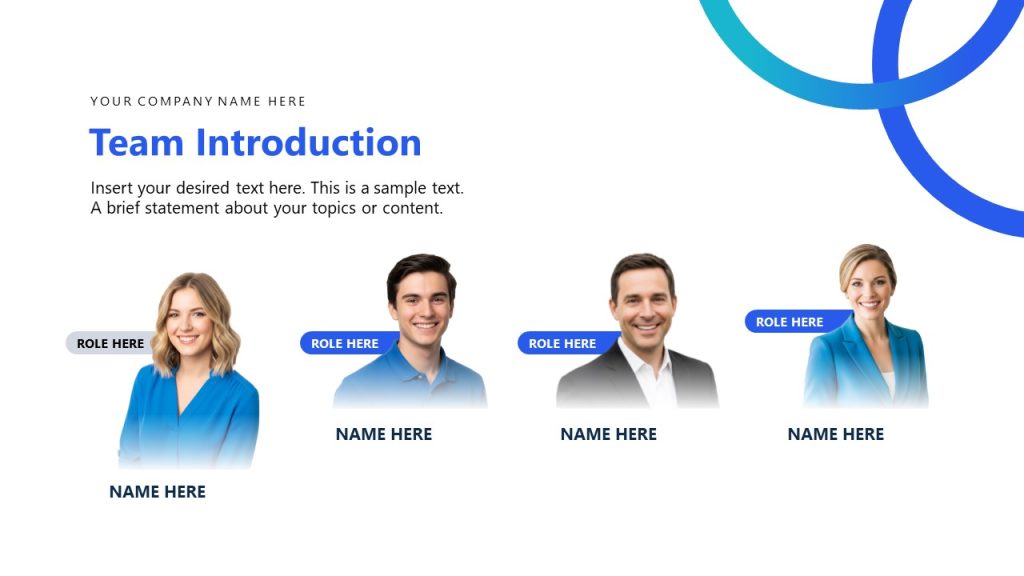 Editable Team Introduction Slide - 85279 01 Canva Powerpoint Template 16x9 12 1024x576