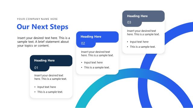 Our Next Steps – Canva PPT Template