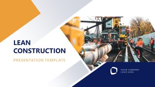 Editable Lean Construction PPT Template