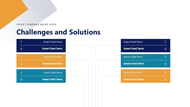 Challenges & Solutions – Lean Construction PPT Slide