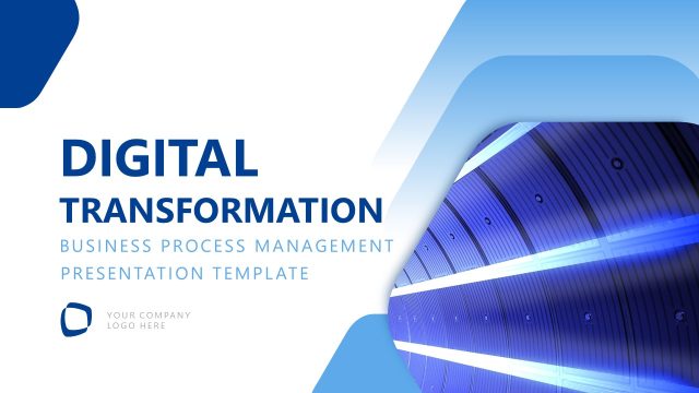 Digital Transformation Business Process Management PowerPoint Template