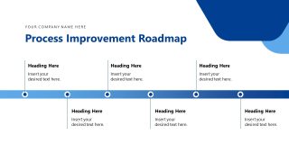 Digital Transformation Business Process Management Timeline Diagram Slide  