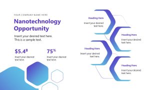 PPT Creative Slide for Nanotech Opportunity Presentation