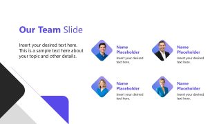 Our Team PPT Slide - Professional Company Profile Template