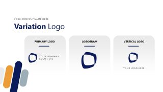 Company Logo Variations Slide for Business Presentation 