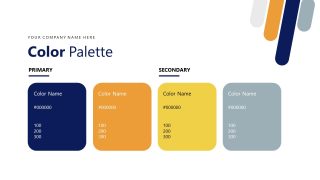 Color Palette Slide - Logo PPT Template