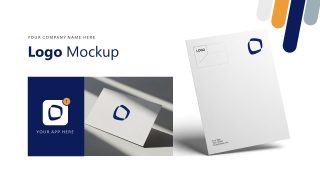App Logo Mockup Slide - Business Logo Presentation 