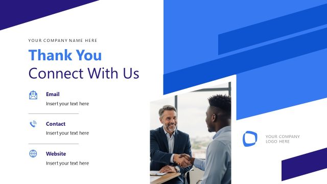 Thank You – Corporate Profile PowerPoint Slide