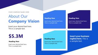 Visual Corporate Profile PowerPoint Slide 