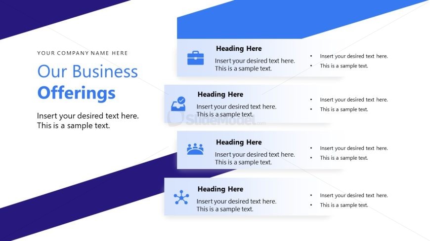 Editable Visual Corporate Profile PPT Template