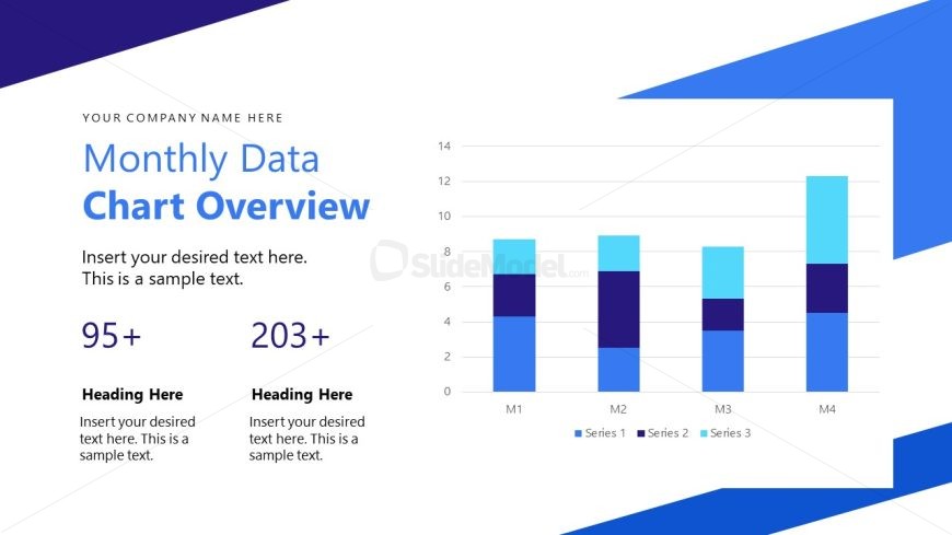 Engaging Visual Corporate Profile PPT Layout