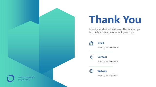 Thank You Slide – Leadership Template
