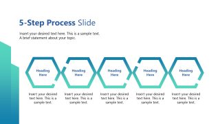 Horizontal Process Diagram - Leadership Template 