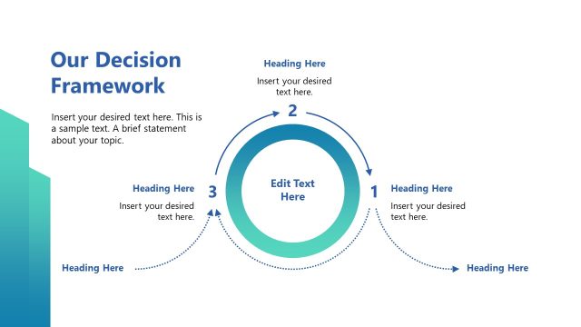 Our Decision Framework Diagram Slide for Leadership Presentation