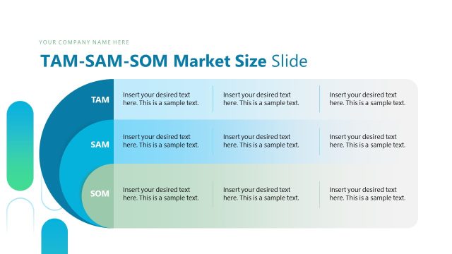 TAM SAM SOM Slide – Market Positioning Template