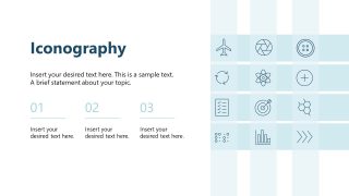Three Points Slide - Brand Identity Slide Template 