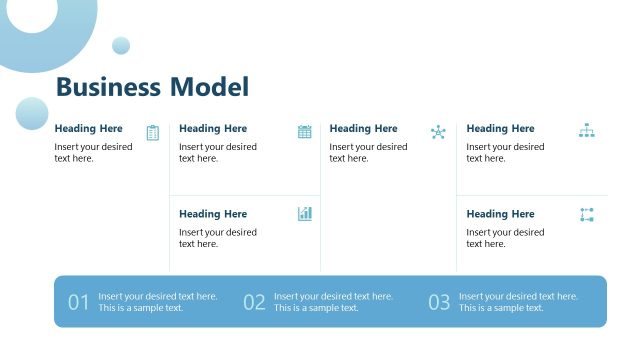 Editable Business Model Slide – Company Profile PPT Template