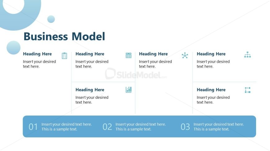 Company Profile PPT Template Slide for Business Model