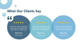Testimonials Slide - Company Profile Presentation Template 