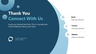 Circles Company Profile PPT Template Slide 