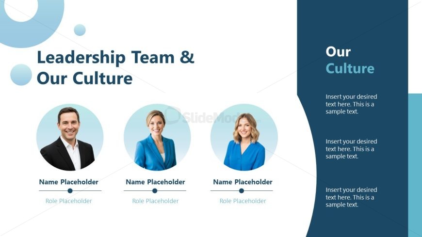 Circles Company Profile PPT Slide Template