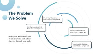 Engaging Circles Company Profile PPT Template 