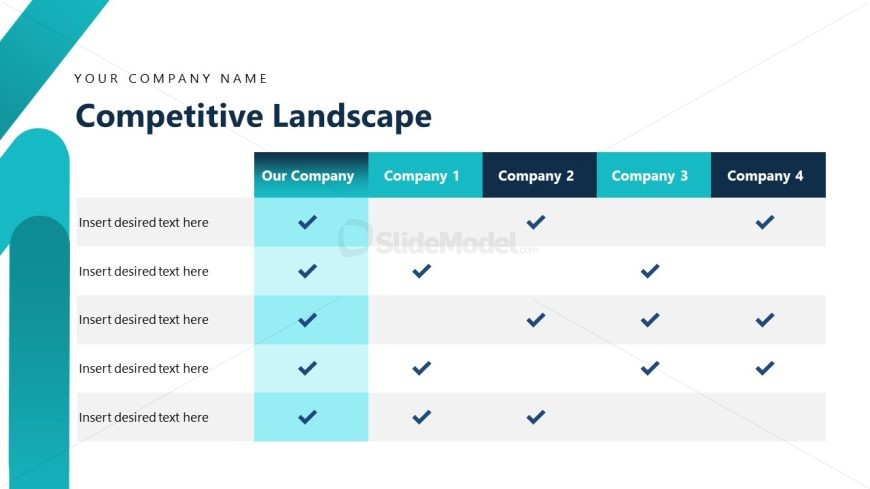 Startup Profile Template with Table Diagram
