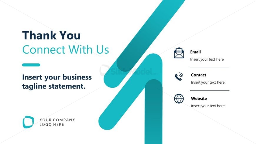 Startup Profile Template Slide for Thank You Presentation