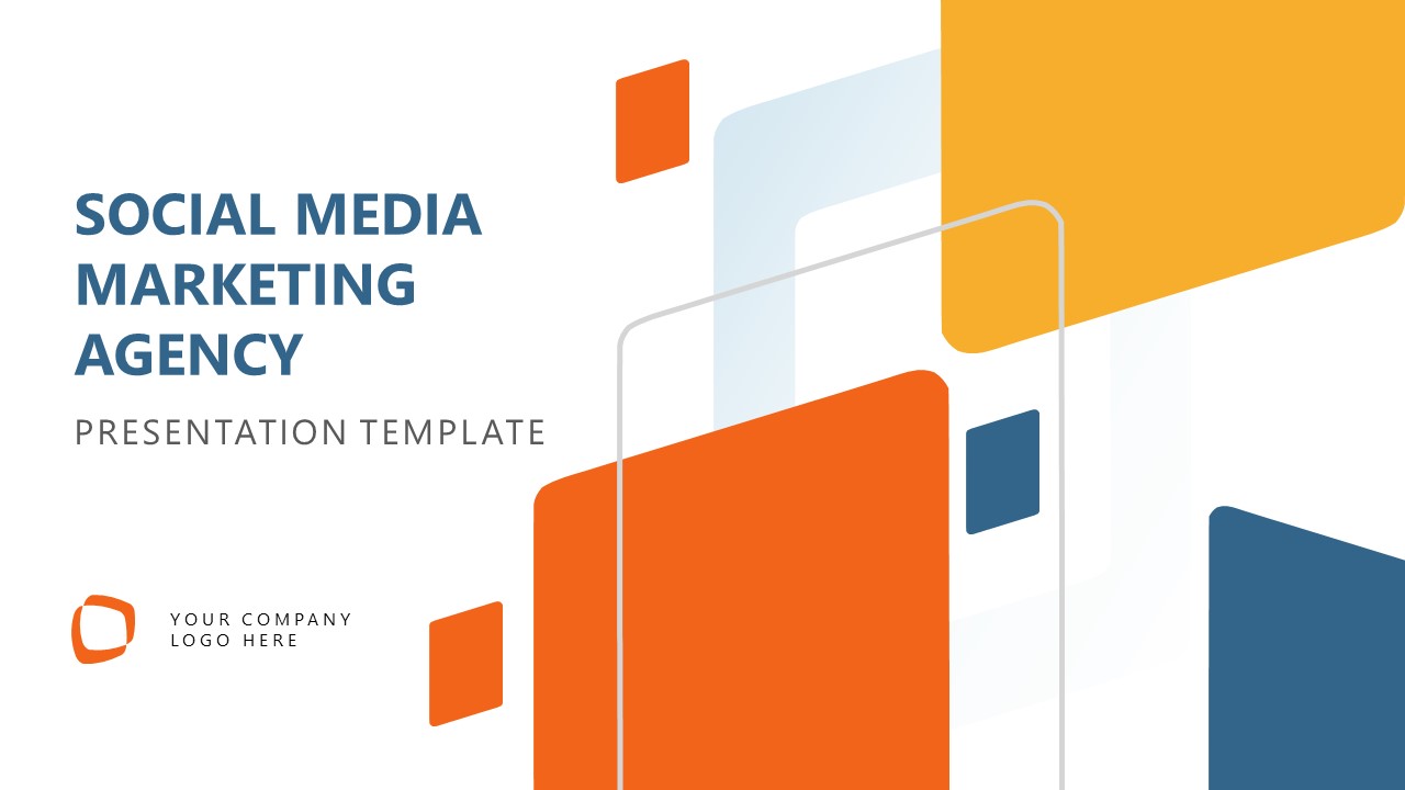 Customizable Social Media Marketing Agency PPT Template