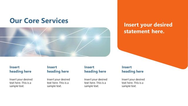 Our Core Services Discussion Slide – Social Media Marketing Agency Template