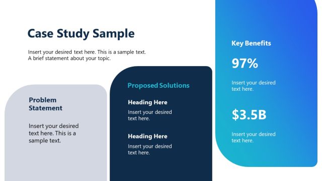 Case Study Sample Slide - Investor PowerPoint Slide Template - SlideModel