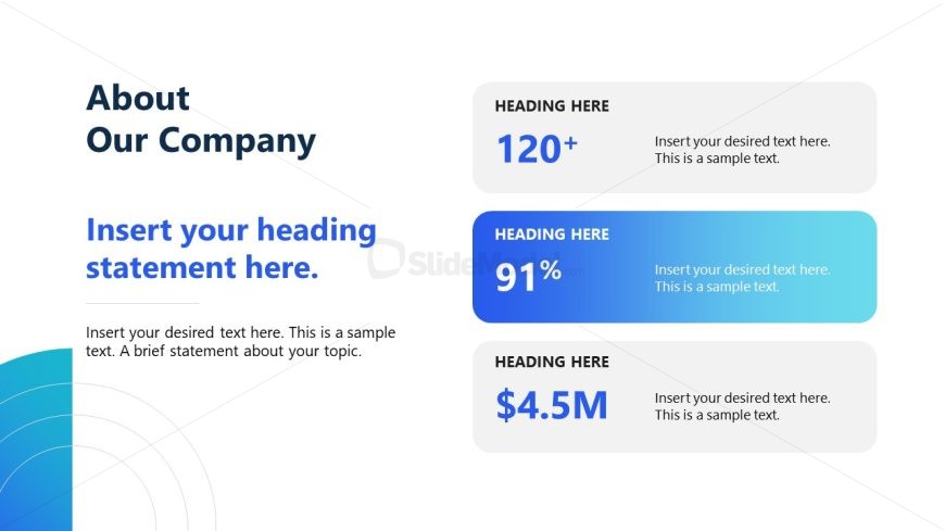 Investor Template for Presentation