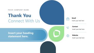 Marketing Promotion Campaign Template Slide with Contact Details  