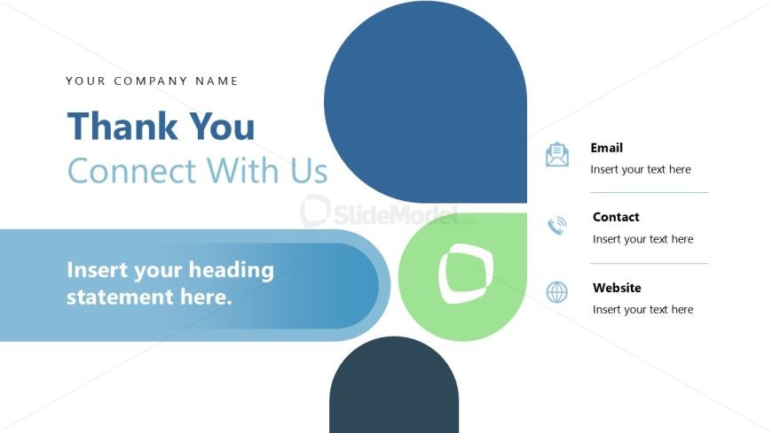 Marketing Promotion Campaign Template Slide with Contact Details