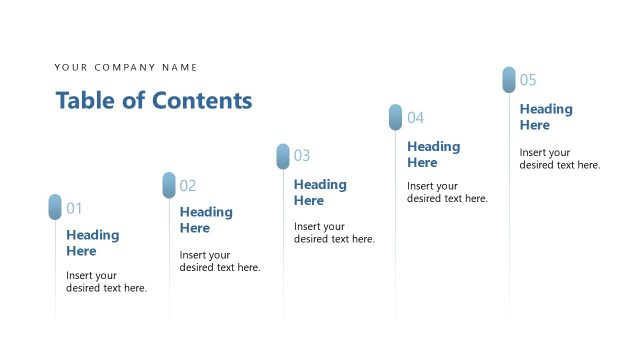 Marketing Promotion Campaign PPT Slide for Table of Contents