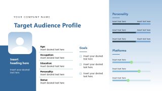Editable Target Audience Profile Discussion PPT Slide 