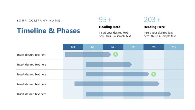 Editable Timeline & Phases Slide – Promotion Campaign Slide