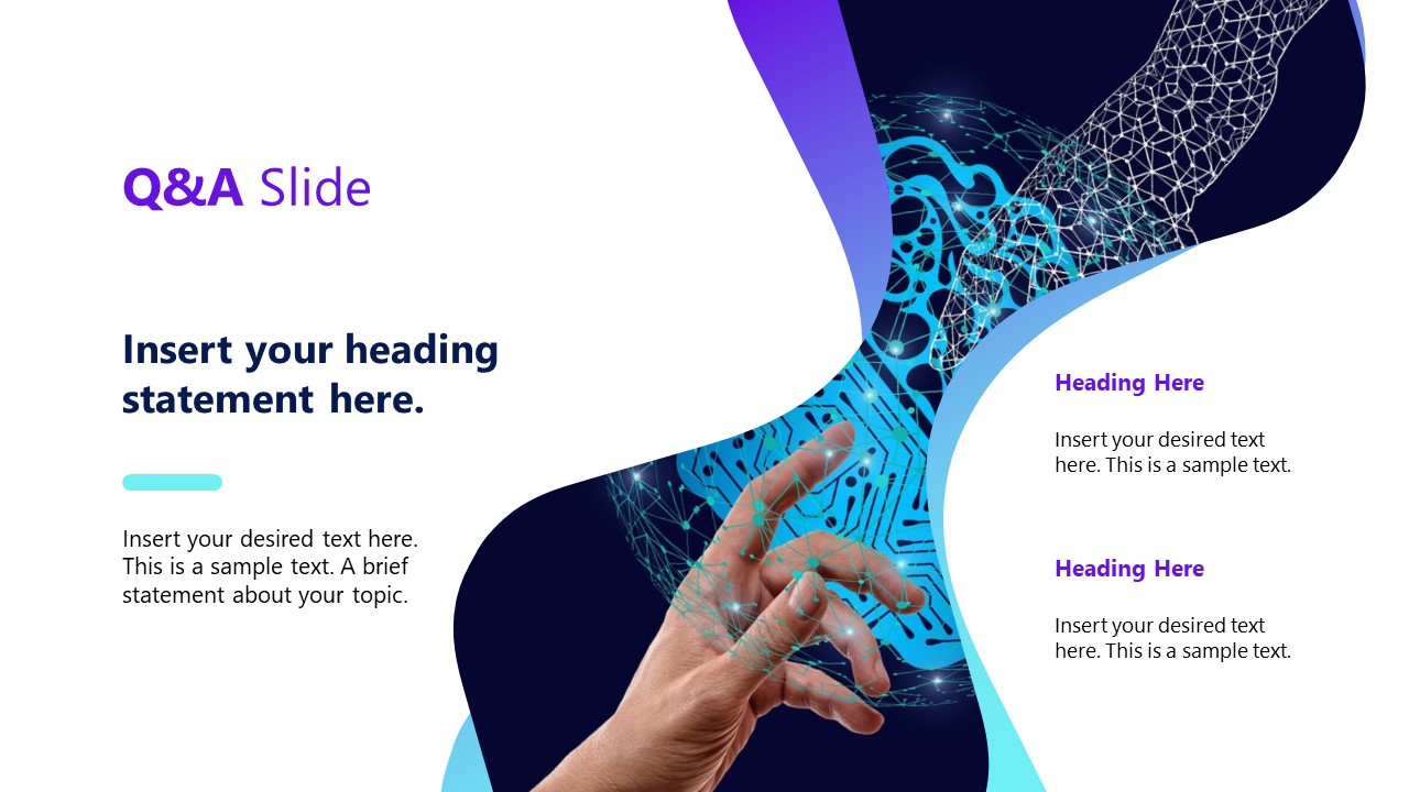 Human vs Machine Collaboration PowerPoint Template
