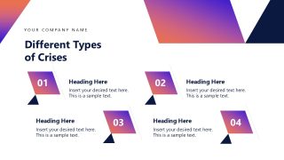 Crisis Mapping & Response Strategy Slide Layout 
