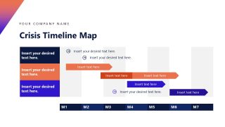 Engaging Crisis Mapping & Response Strategy PowerPoint Template Slide  
