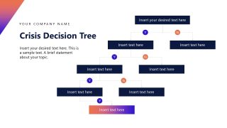 Tree Diagram Slide for Crisis Mapping & Response Strategy Template 