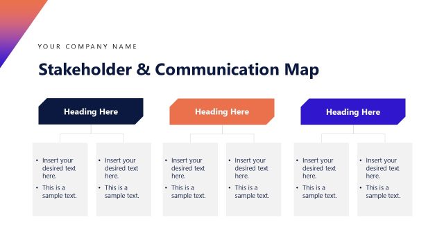 Stakeholder & Communication Map Slide – Crisis Mapping & Response Strategy PPT Template