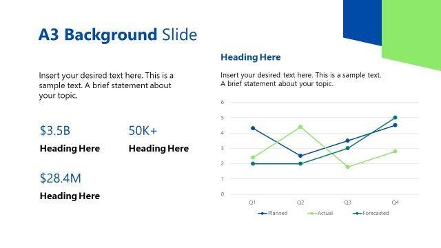 A3 Background Slide with Multiple Points
