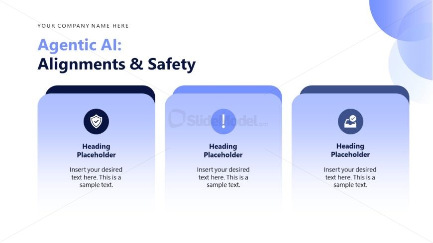 Editable Agentic AI Safety Discussion Slide PPT Template