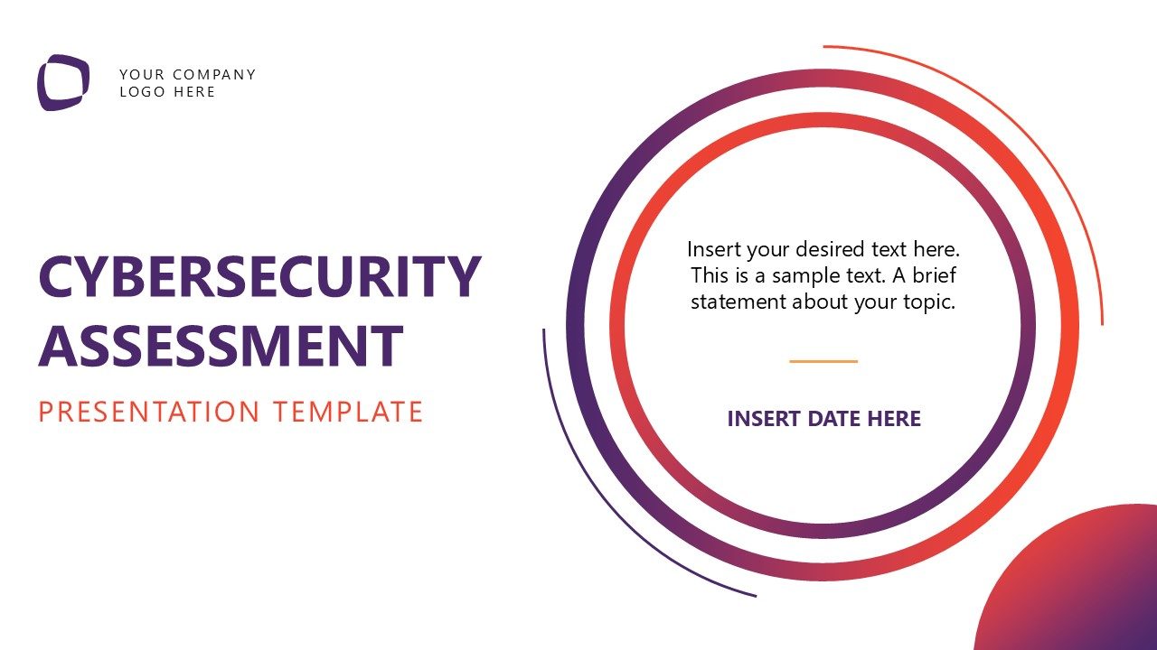 Cybersecurity Assessment PowerPoint Template